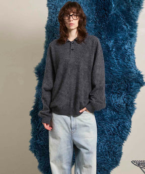 Gradation Short Length Prime-Over V-Neck Knit Pullover