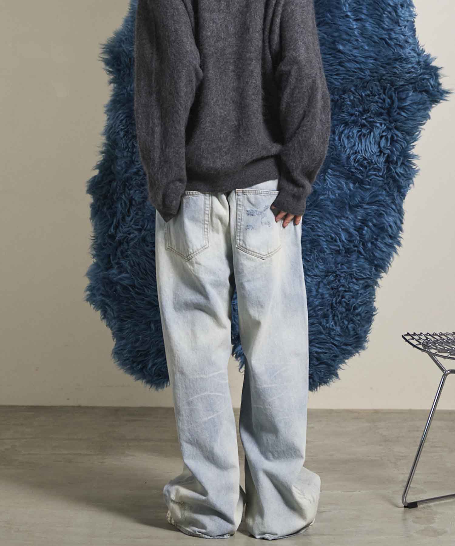 【新品・未使用】meer. DENIM All IN ONE デニム MAISON SPECIAL ジーンズ デニム デニムパンツ Washer Wide