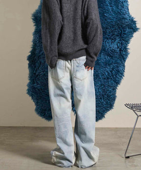 10.5oz Straight Denim Pants