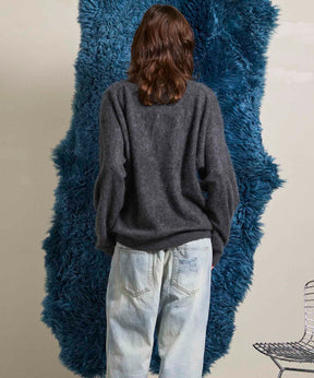 Gradation Short Length Prime-Over V-Neck Knit Pullover