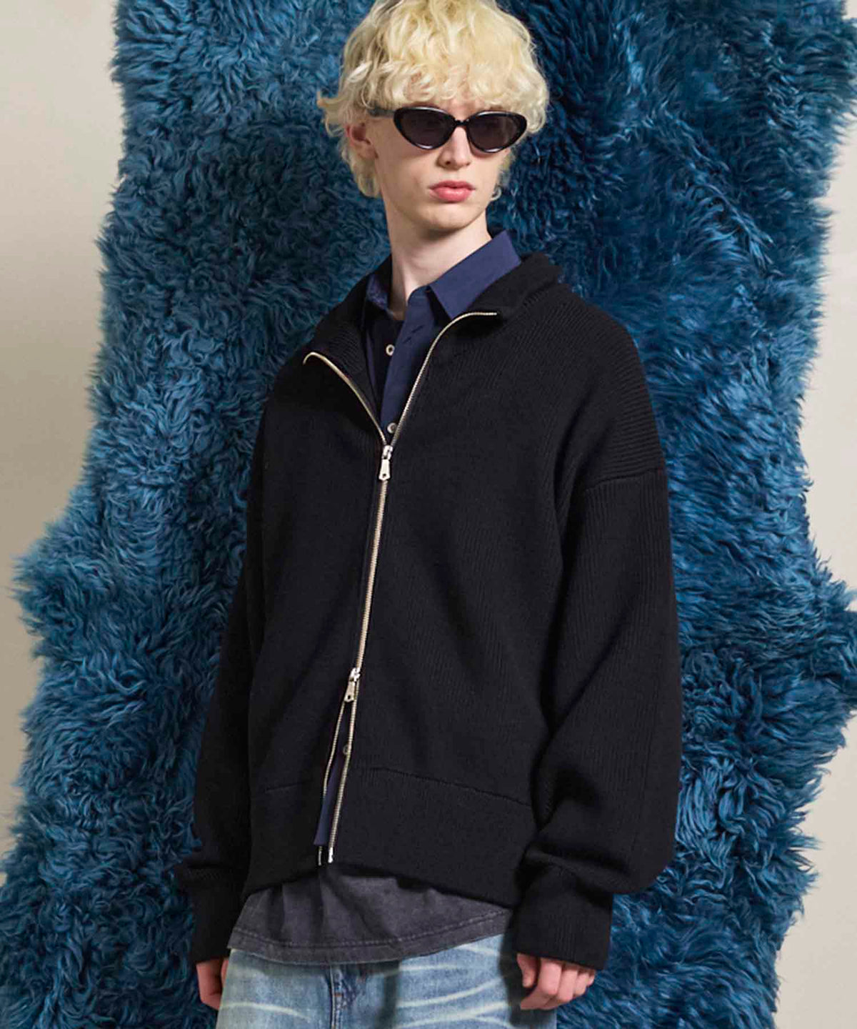 Prime-Over Drivers Zip Knit