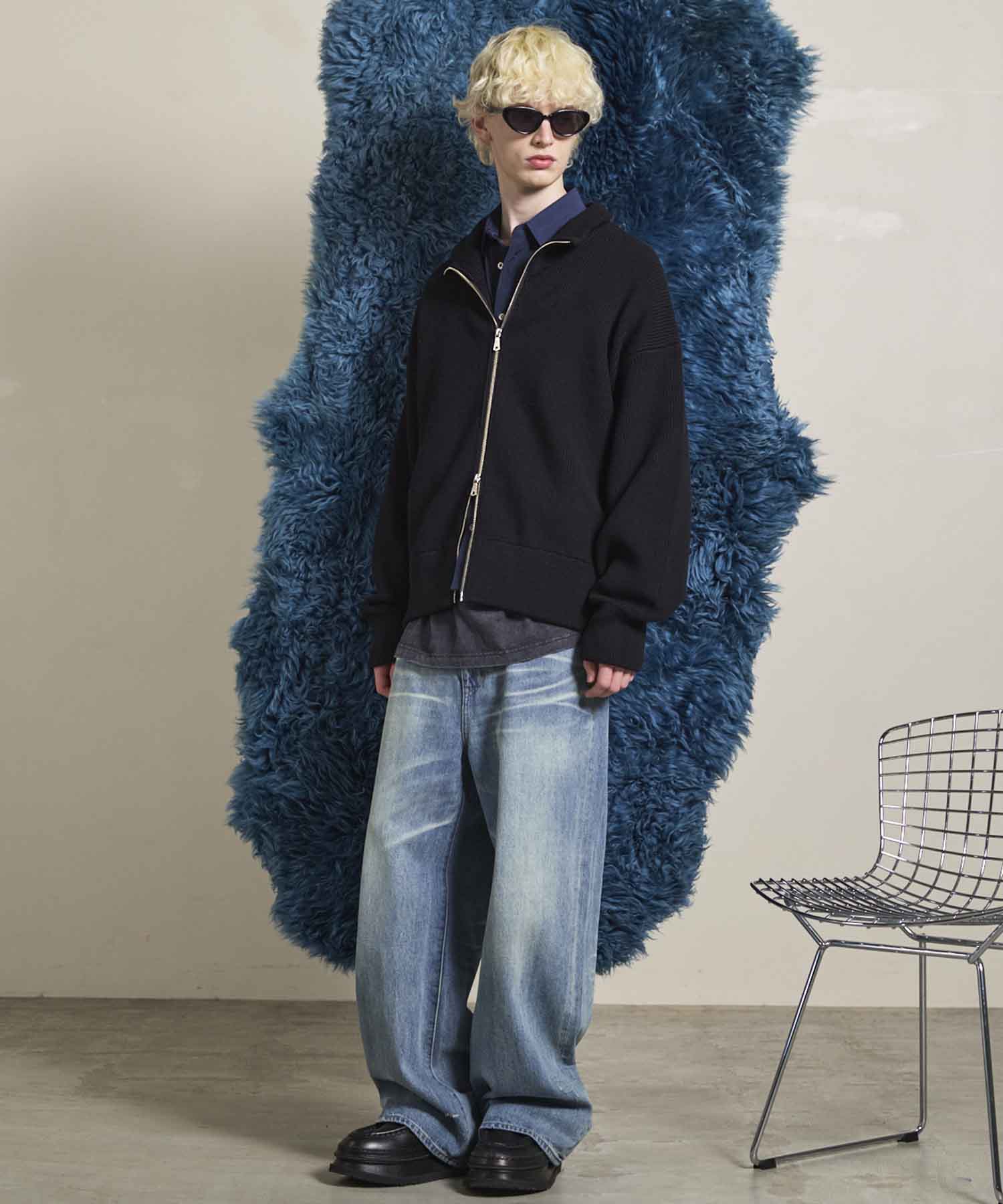 Prime-Over Raglan Sleeve Pocket Shirts Blouson