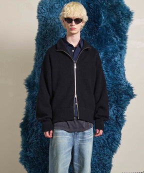 Gradation Short Length Prime-Over V-Neck Knit Pullover