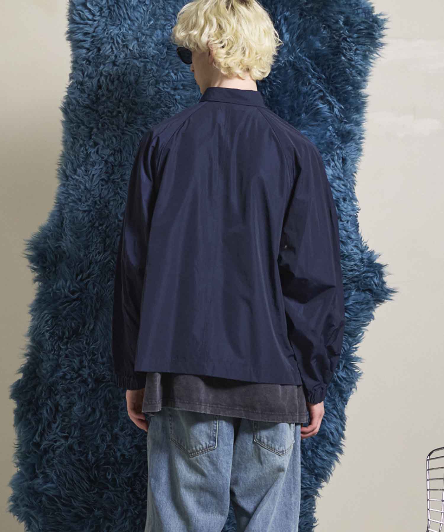 Prime-Over Raglan Sleeve Pocket Shirts Blouson