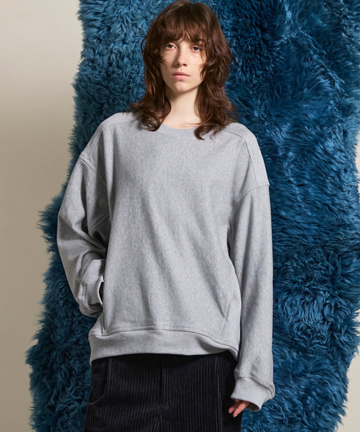 [25AW PRE-ORDER] Nuance Graphics Hand Stitching Long Sleeve TEE