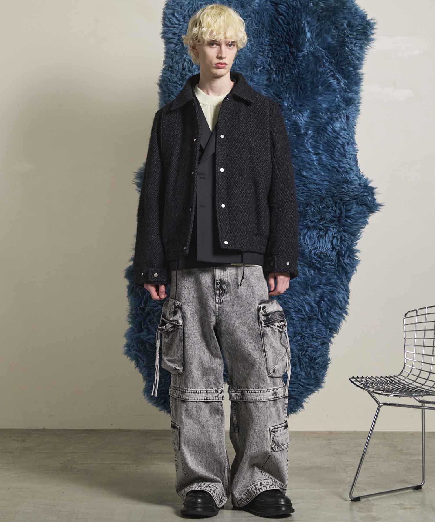 Big Pocket 2way Buggy Denim Cargo Pants