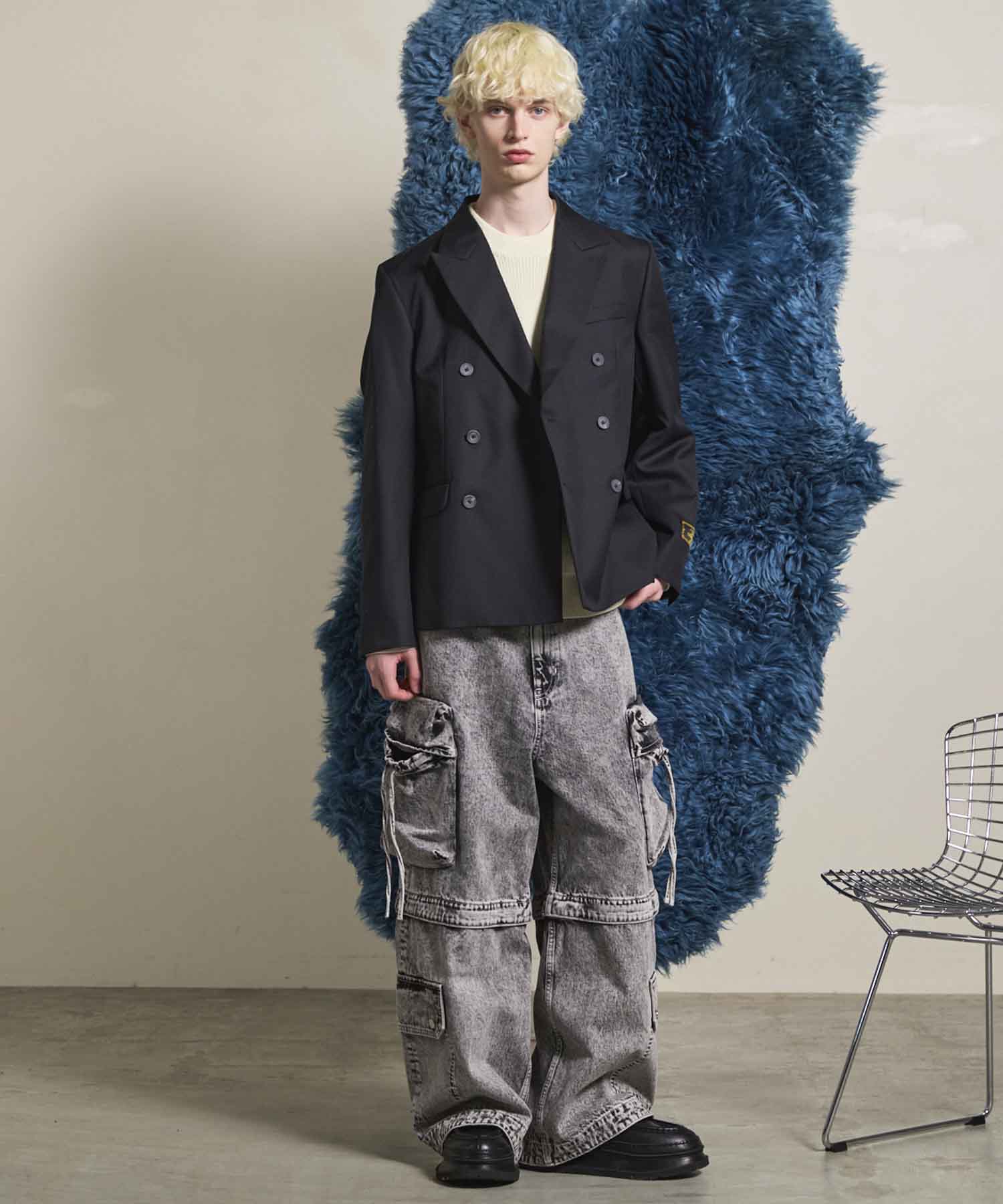 Gradation Short Length Prime-Over V-Neck Knit Pullover