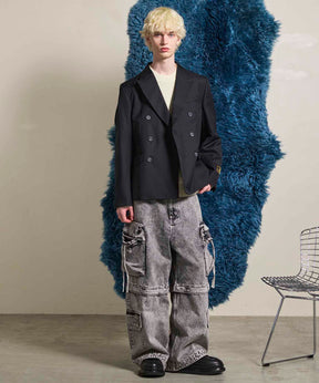 Gradation Short Length Prime-Over V-Neck Knit Pullover