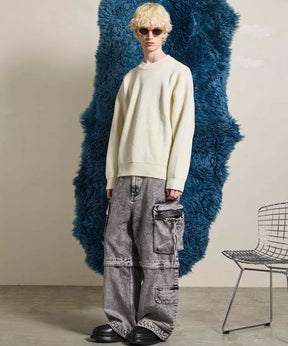 Big Pocket 2way Buggy Denim Cargo Pants