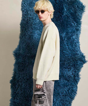 Gradation Short Length Prime-Over V-Neck Knit Pullover