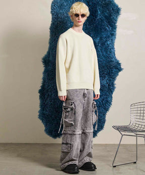 Gradation Short Length Prime-Over V-Neck Knit Pullover