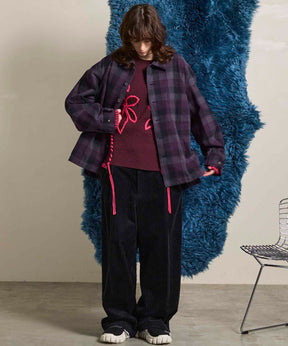 Gradation Short Length Prime-Over V-Neck Knit Pullover