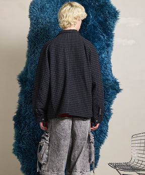 【Italian Dead Stock Fabric】Prime-Over Curved Pocket Jacket