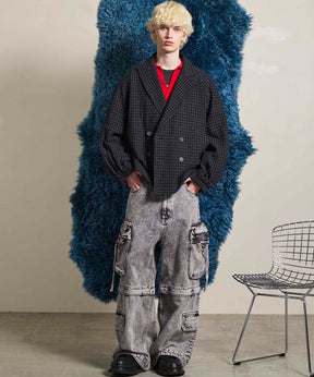 Gradation Short Length Prime-Over V-Neck Knit Pullover