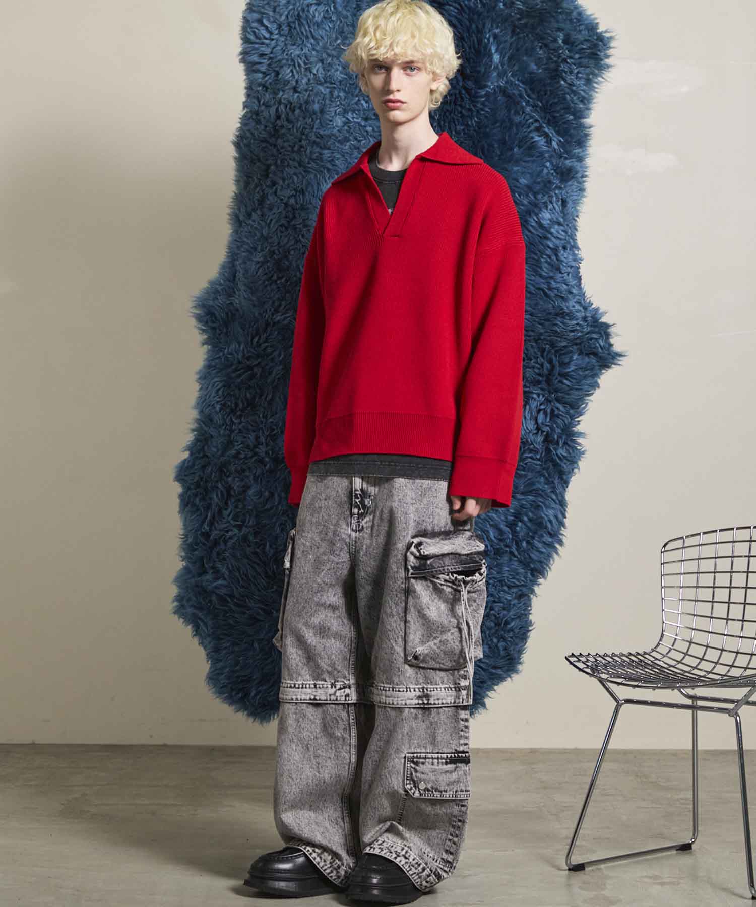 Big Pocket 2WAY Buggy Denim Cargo Pants