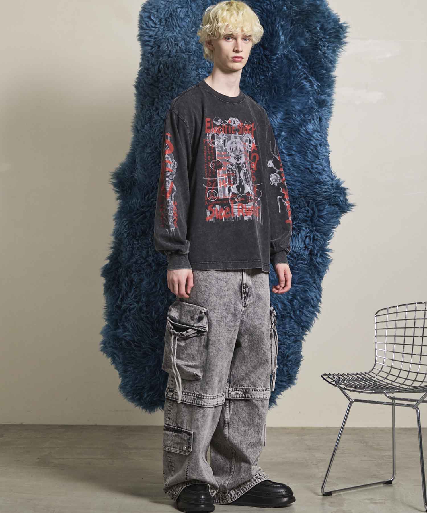 Big Pocket 2way Buggy Denim Cargo Pants