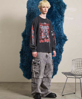 Big Pocket 2way Buggy Denim Cargo Pants