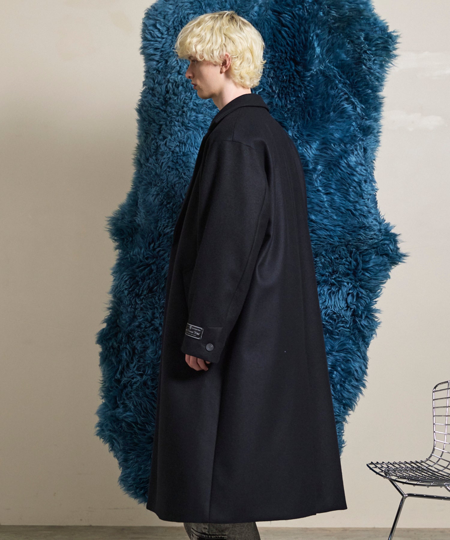 Super140s Prime-Over Melton Chesterfield Coat