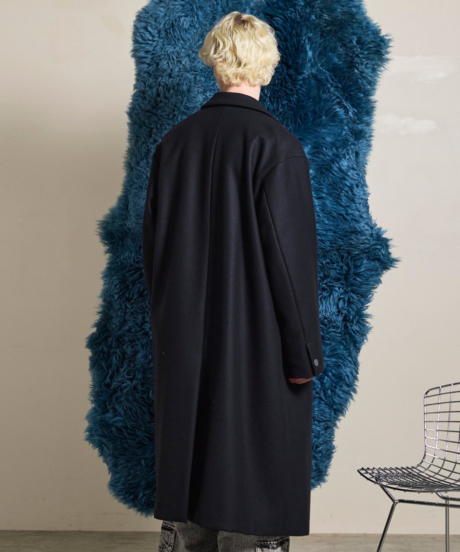 Super140s Prime-Over Melton Chesterfield Coat