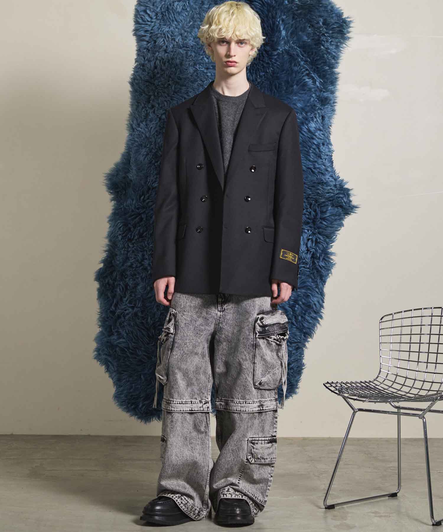 Big Pocket 2way Buggy Denim Cargo Pants