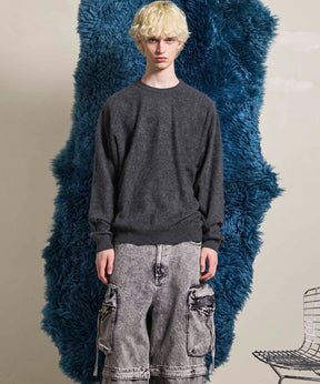 Gradation Short Length Prime-Over V-Neck Knit Pullover