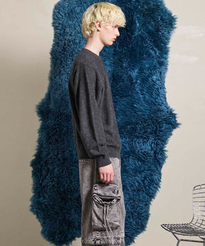 Gradation Short Length Prime-Over V-Neck Knit Pullover