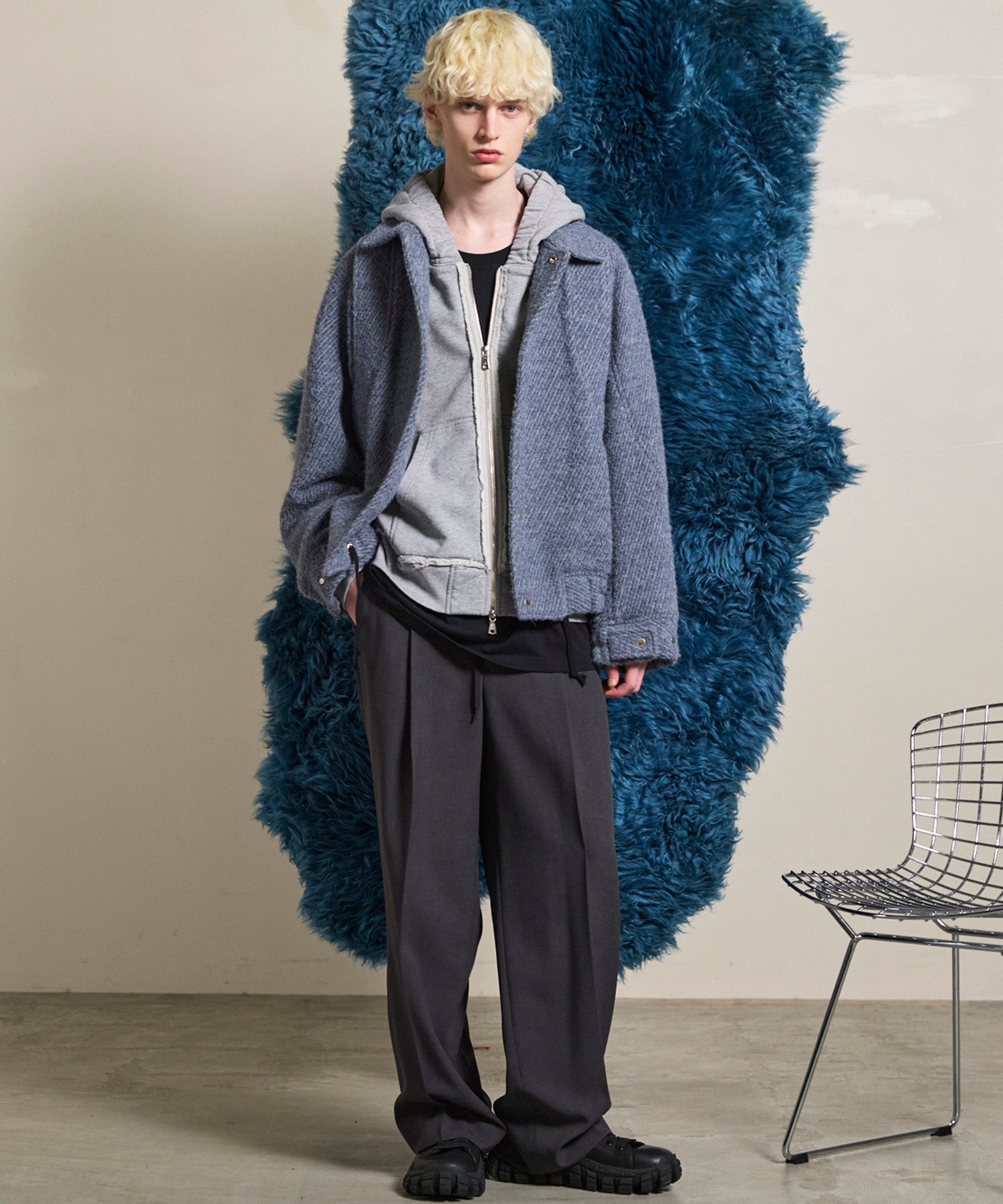 [25AW PRE-ORDER] Nuance Graphics Hand Stitching Long Sleeve TEE