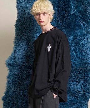 [25AW PRE-ORDER] Nuance Graphics Hand Stitching Long Sleeve TEE