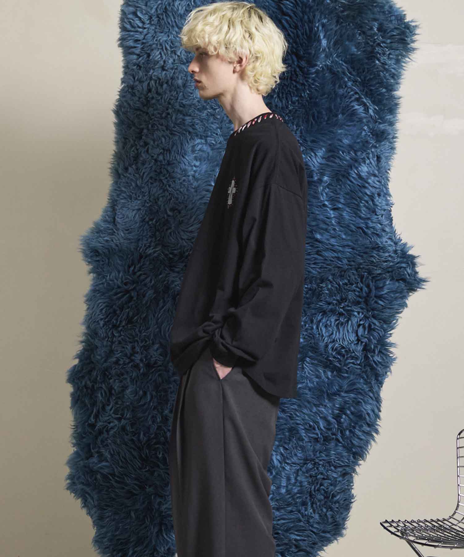 [25AW PRE-ORDER] Nuance Graphics Hand Stitching Long Sleeve TEE