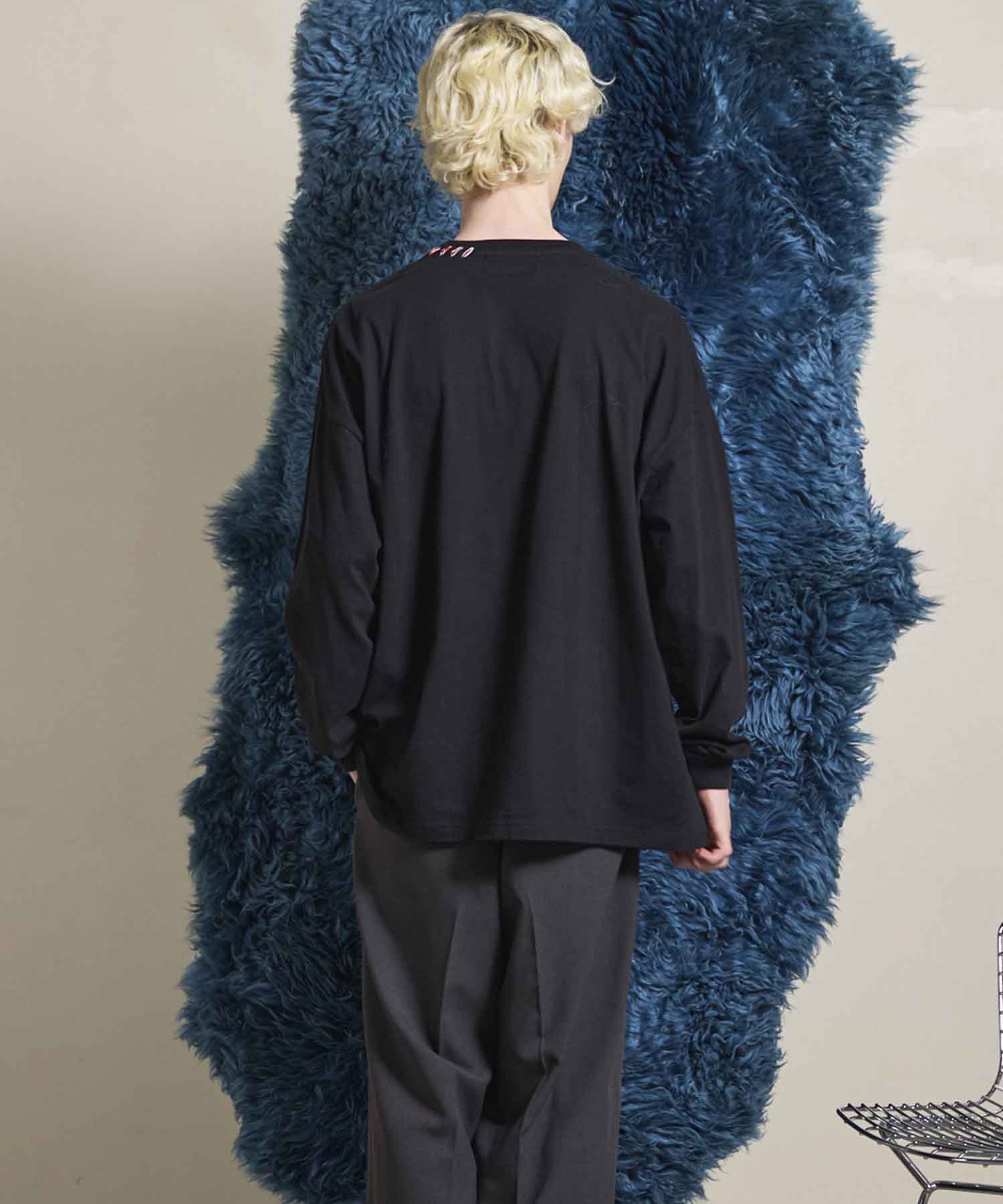 [25AW PRE-ORDER] Nuance Graphics Hand Stitching Long Sleeve TEE