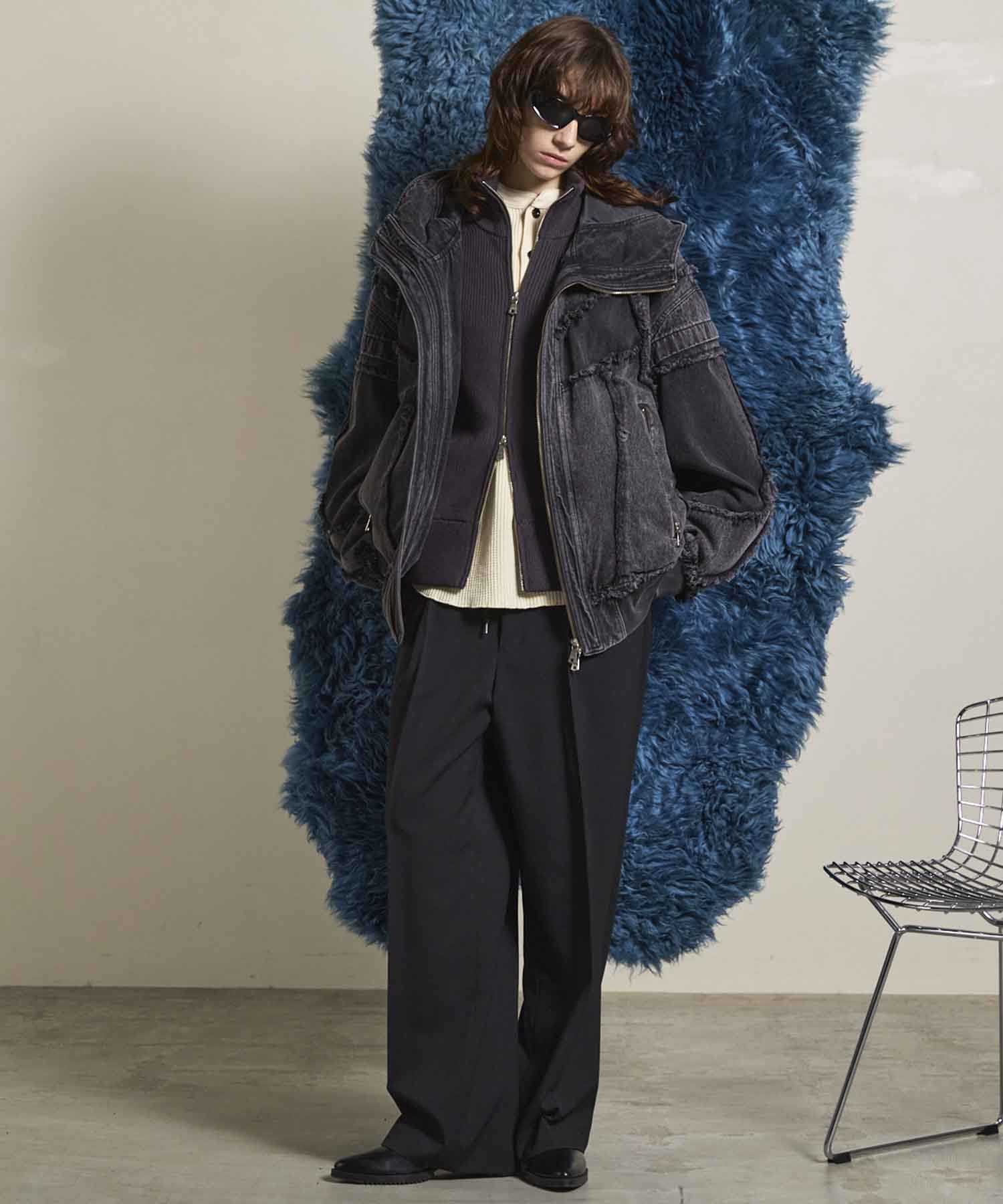 Gradation Short Length Prime-Over V-Neck Knit Pullover