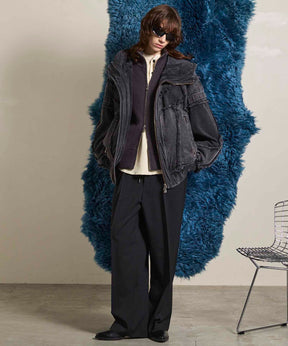 Gradation Short Length Prime-Over V-Neck Knit Pullover