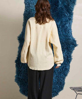 Prime-Over Crew Neck Long Sleeve Waffle T-Shirt