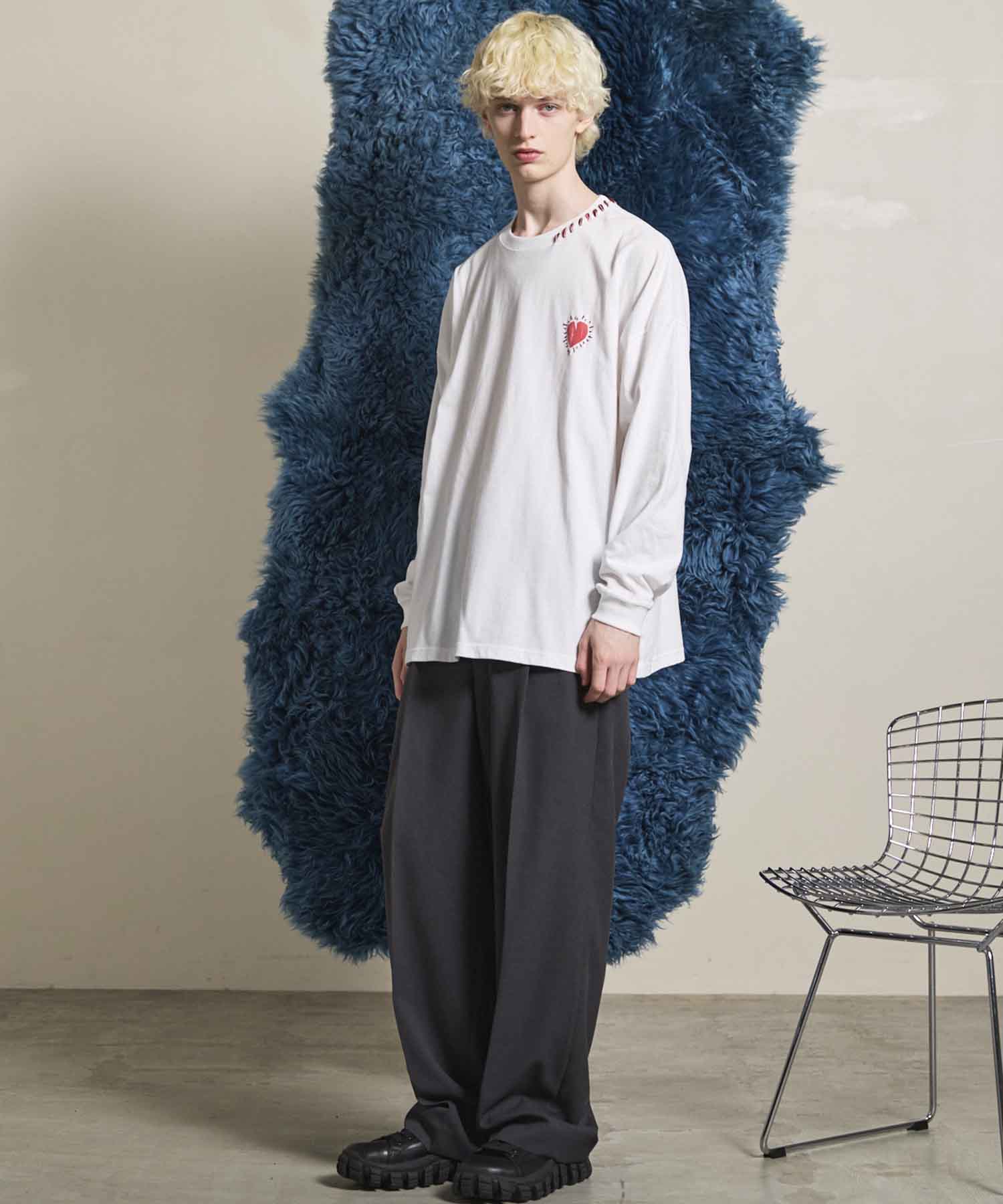 [25AW PRE-ORDER] Nuance Graphics Hand Stitching Long Sleeve TEE