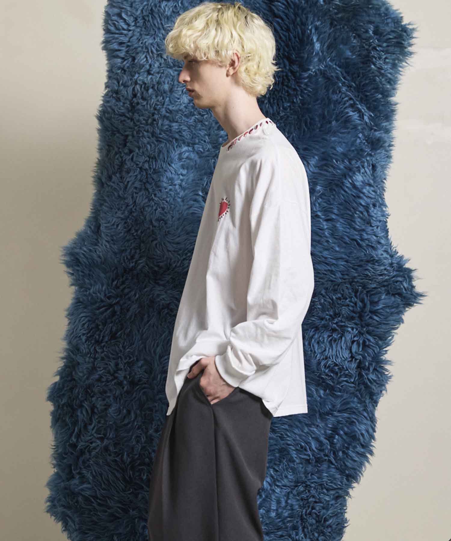 [25AW PRE-ORDER] Nuance Graphics Hand Stitching Long Sleeve TEE