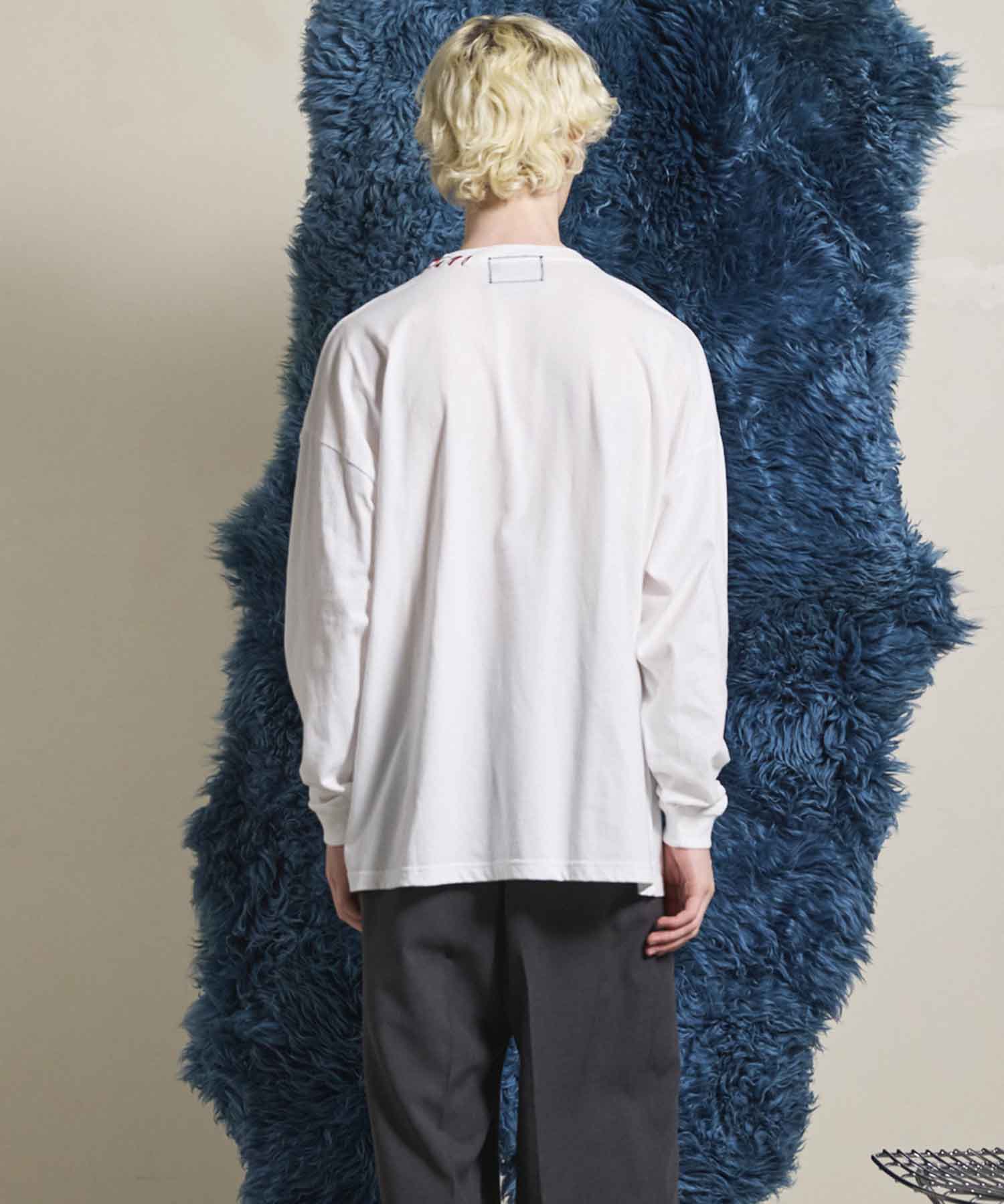 [25AW PRE-ORDER] Nuance Graphics Hand Stitching Long Sleeve TEE