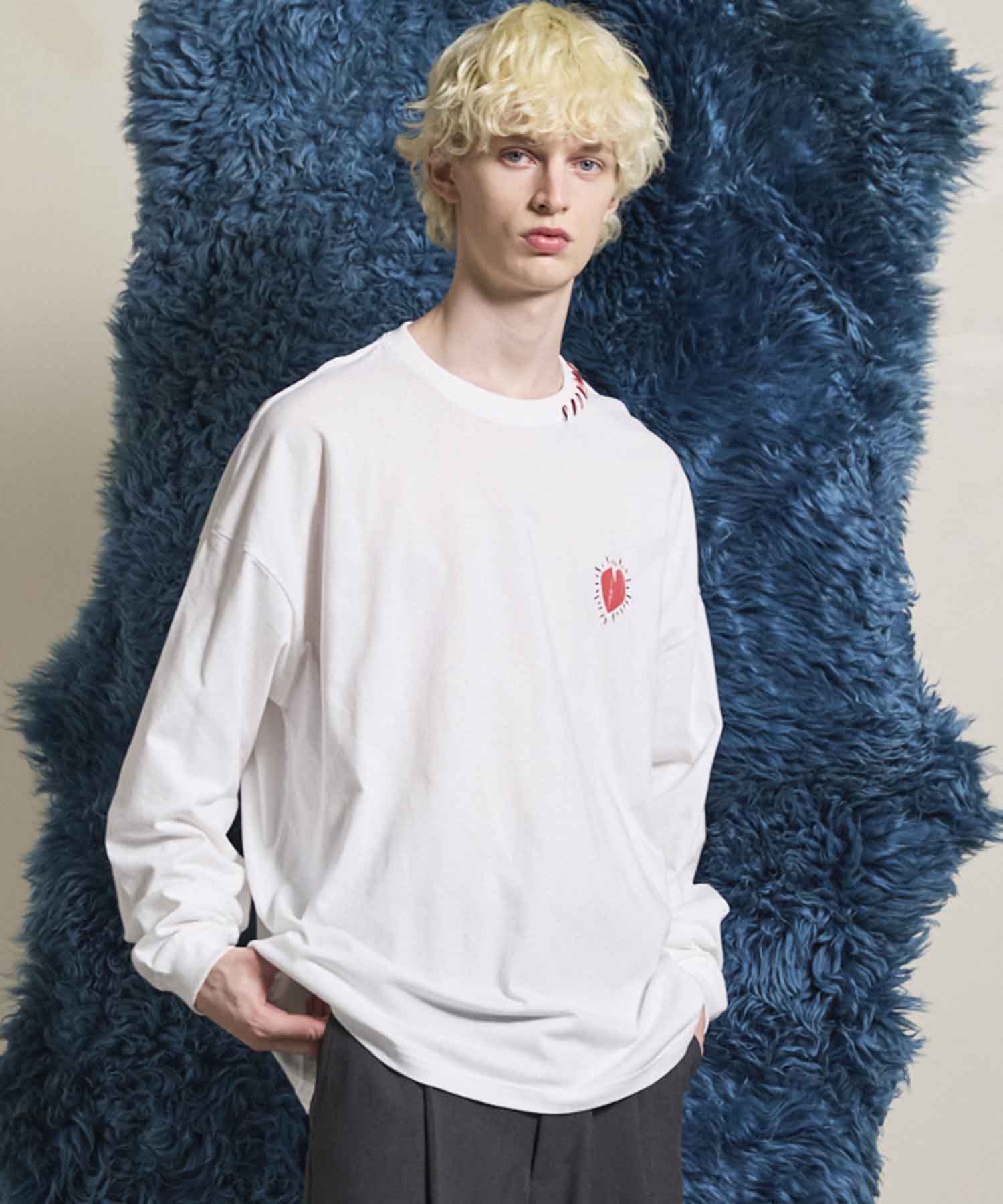 [25AW PRE-ORDER] Nuance Graphics Hand Stitching Long Sleeve TEE