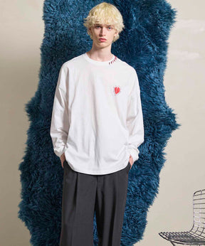 [25AW PRE-ORDER] Nuance Graphics Hand Stitching Long Sleeve TEE