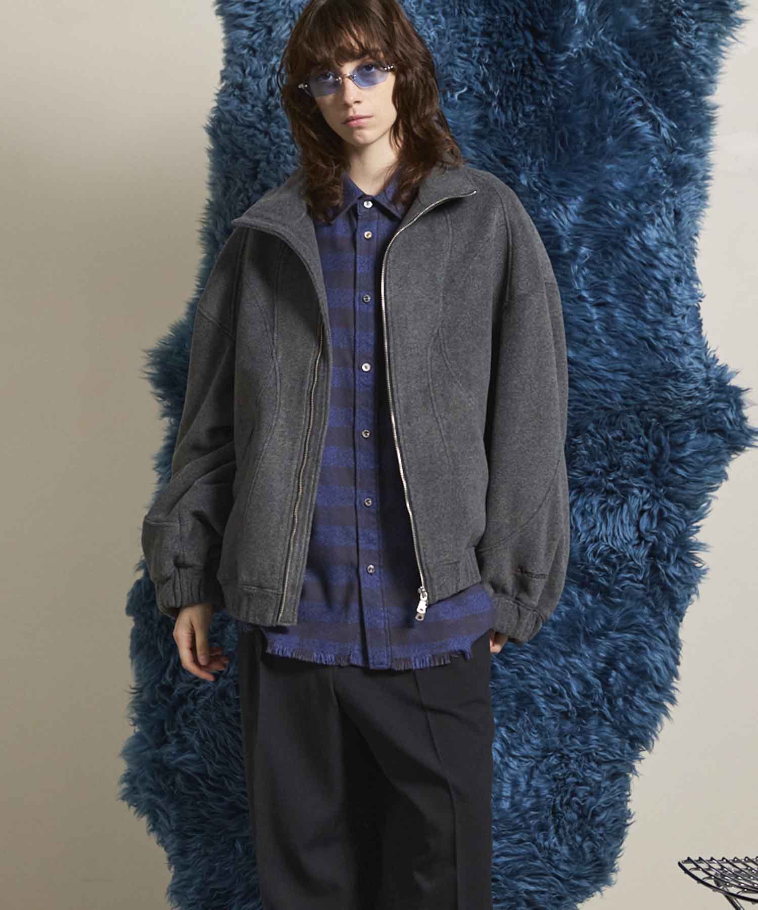 Prime-Over Denim Switching Blouson