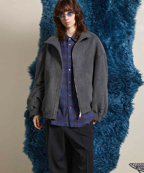 Prime-Over Denim Switching Blouson