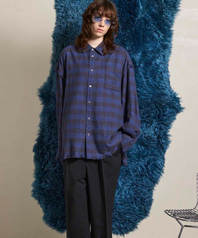 [Sales open at 12:00 pm on Saturday, September 13th] [Italian Dead Stock Fabric] Prime-Over Cut Off Shirts