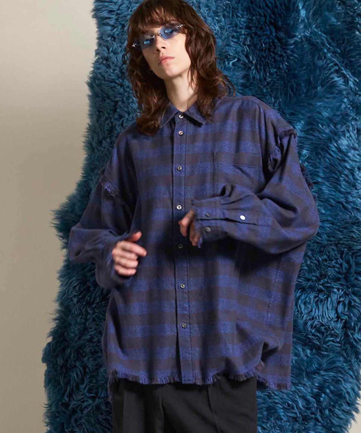 【Italian Dead Stock Fabric】Prime-Over Cut Off Shirts