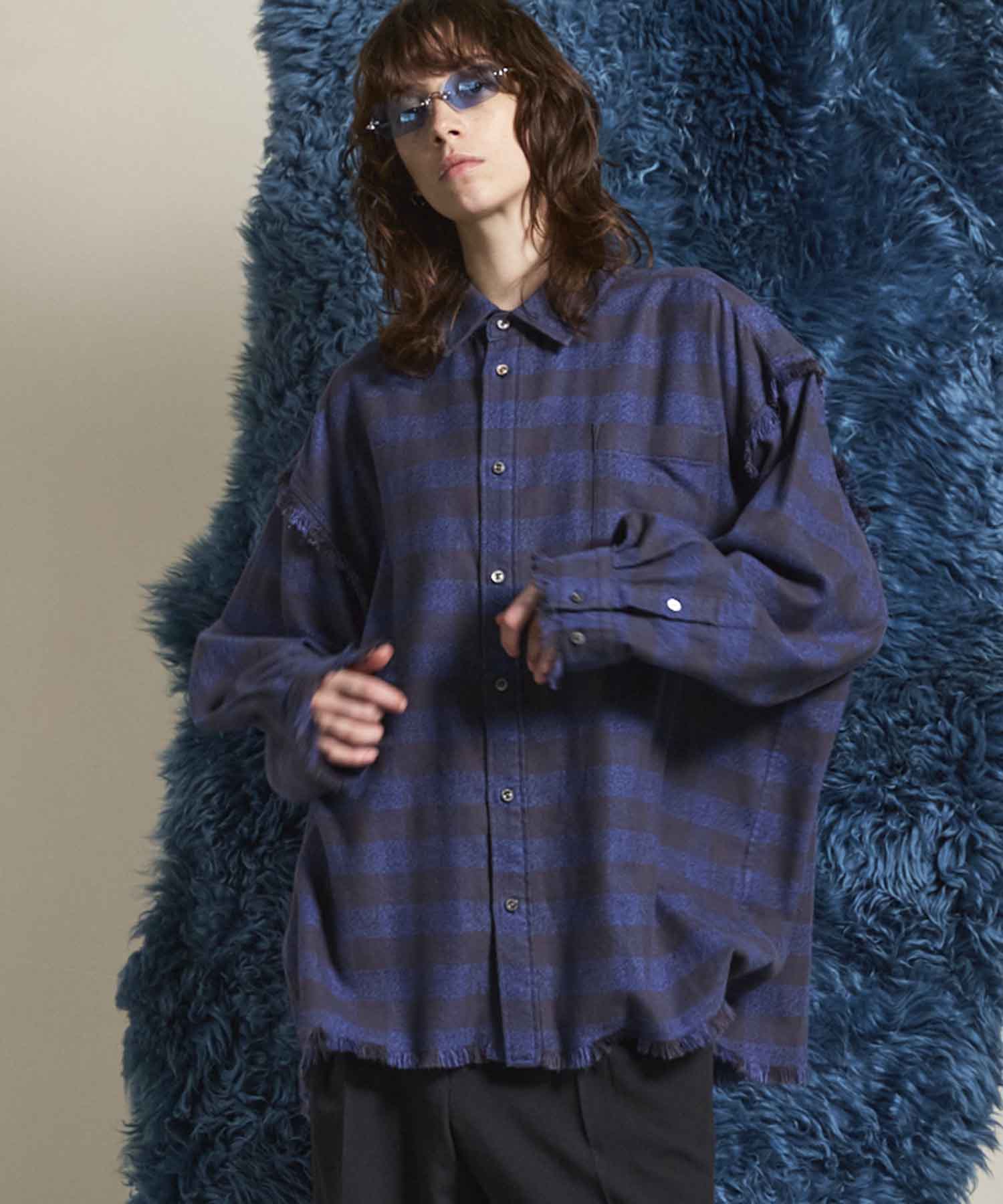 Matsu様 Italian Dead Stock Fabric】Prime-Over Cut Off Shirts