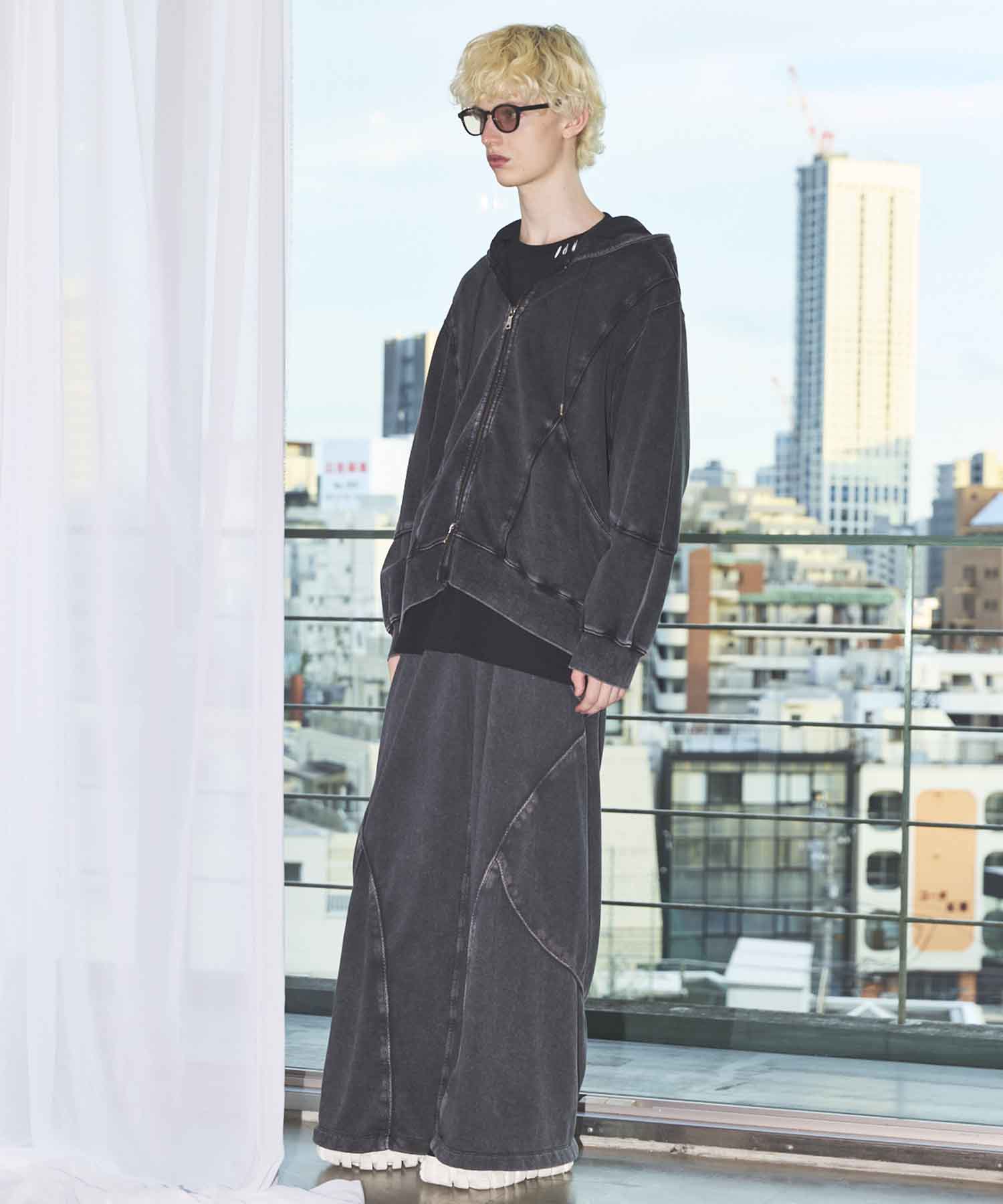 Prime-Over Crew Neck Long Sleeve Waffle T-Shirt