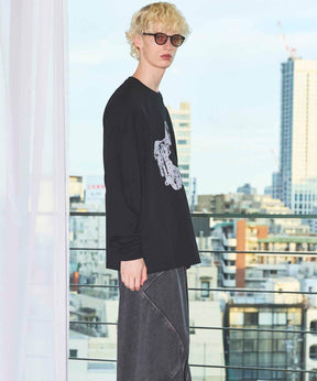 [25AW PRE-ORDER] Nuance Graphics Hand Stitching Long Sleeve TEE