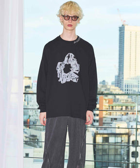 [25AW PRE-ORDER] Nuance Graphics Hand Stitching Long Sleeve TEE