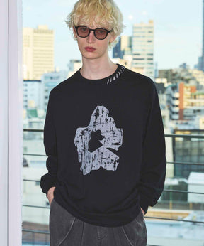 [25AW PRE-ORDER] Nuance Graphics Hand Stitching Long Sleeve TEE