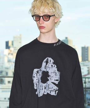 [25AW PRE-ORDER] Nuance Graphics Hand Stitching Long Sleeve TEE