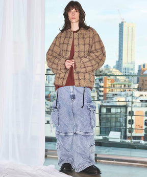 Big Pocket 2way Buggy Denim Cargo Pants