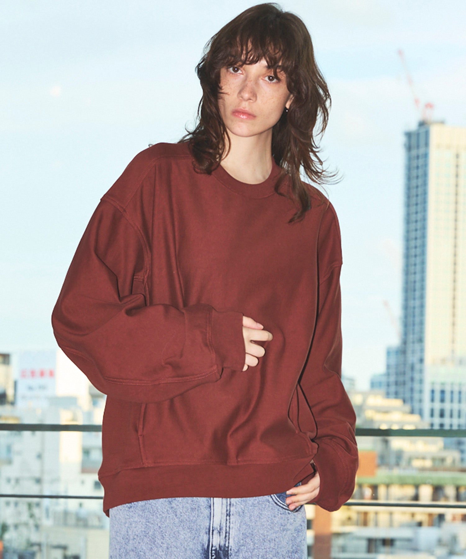 [25AW PRE-ORDER] Nuance Graphics Hand Stitching Long Sleeve TEE